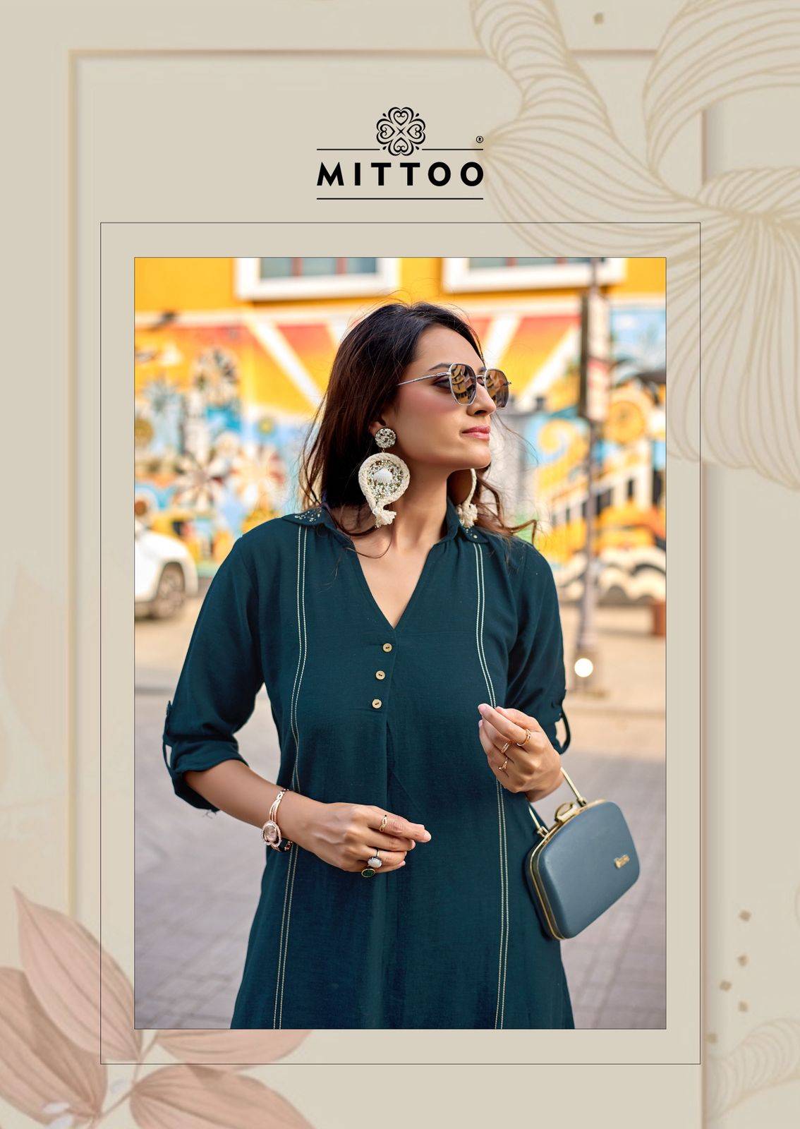 Estilla By MITTOO 2001 To 2006 Series Beautiful Festive Suits Colourful Rayon Linne Co-ord sets At Wholesale Price